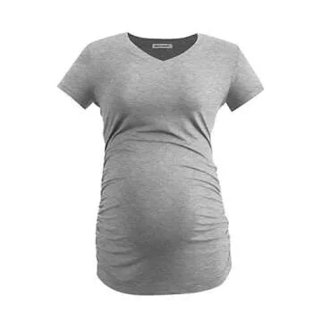 Stylish Smallshow Maternity Shirt - 3-Pack for Expecting Moms