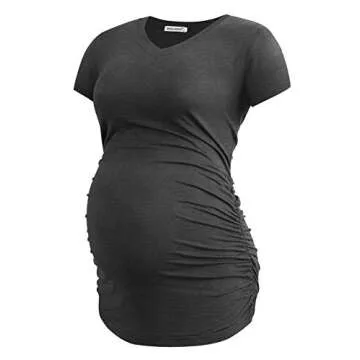 Stylish Smallshow Maternity Shirt - 3-Pack for Expecting Moms