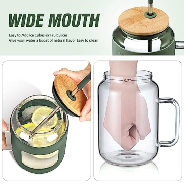 WINSA Eco-Friendly Glass Tumbler and Bottle Bundle