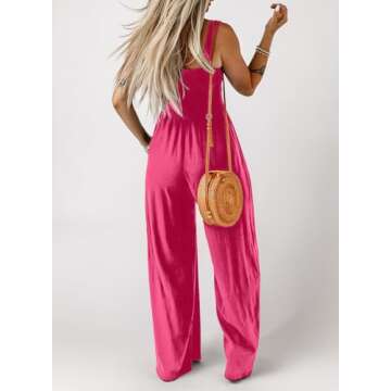 Dokotoo Women's Stylish Loose Jumpsuit with Pockets