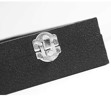 Ogrmar Glass lid Multifunction Jewelry Tray Necklace Ring Organizer Earrings Bracelet Brooch Buttons Showcase Storage Boxes (Mix Jewelry)