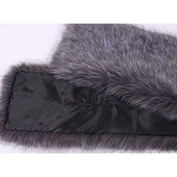 DJBM Faux Fur Shawl for Evening Parties - Luxury Wrap