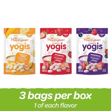Happy Baby Yogis Freeze-Dried Yogurt Snacks Variety Pack