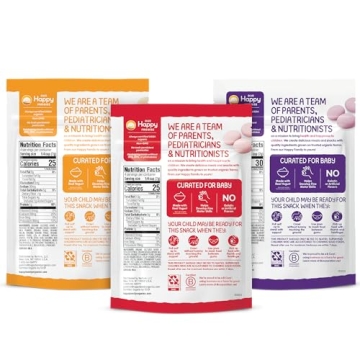 Happy Baby Yogis Freeze-Dried Yogurt Snacks Variety Pack