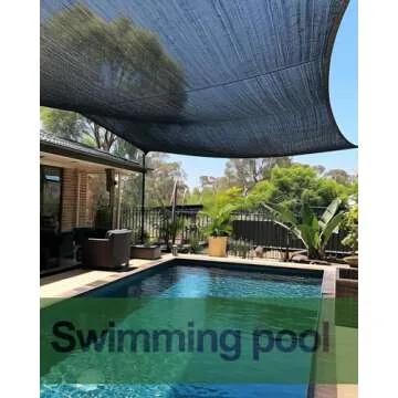 40% Sunblock Shade Cloth Net Black Resistant - 8x20 Ft Garden Shade Mesh Tarp for Plant Cover, Greenhouse, Chicken Coop, Kennels, Tomatoes Plants