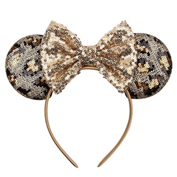 YanJie Mouse Ears - Glittery Headbands for Parties