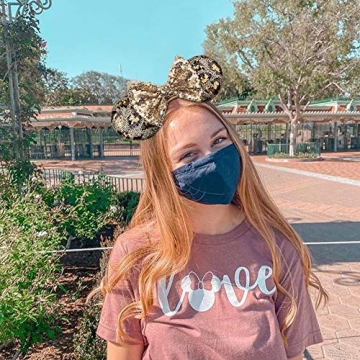 YanJie Mouse Ears - Glittery Headbands for Parties