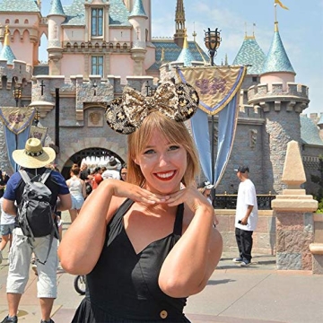 YanJie Mouse Ears - Glittery Headbands for Parties