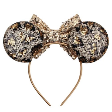 YanJie Mouse Ears - Glittery Headbands for Parties