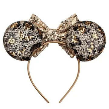 YanJie Mouse Ears - Glittery Headbands for Parties