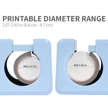 PYD Life 120 V Auto Tumbler Heat Press Machine 30 OZ 20 OZ Mug Heat Press Touch Screen Light Blue for 10-30 OZ Sublimation Straight Tumblers Cups Mugs Bottles Printing