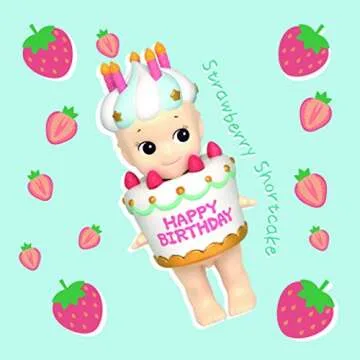 Sonny Angel Birthday Gift 2017 - Original Mini Figure / Edition - 1 Sealed Blind Box, Multicolor