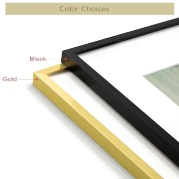 Golden State Art 16x24 Picture Frame Set - 3 Gold Frames