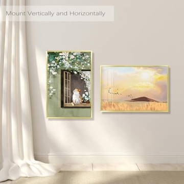 Golden State Art 16x24 Picture Frame Set - 3 Gold Frames