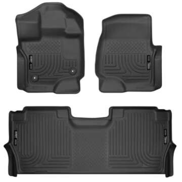 Premium Husky Liners Weatherbeater Floor Mats for 2021-2024 Ford F-150