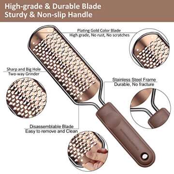 BTArtbox Pedicure Foot File for Smooth Soft Feet