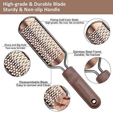 BTArtbox Pedicure Foot File for Smooth Soft Feet