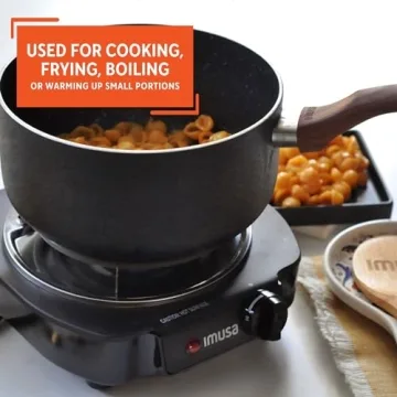 IMUSA Electric Burner 1100-Watts, Black Perfect for Cooking