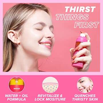 I DEW CARE Lip Mist Duo | Plush Party Lip Mask Thirst Things First Water-Oil Mist | I DEW CARE Lip Mist Duo | Korean Skin Care Set