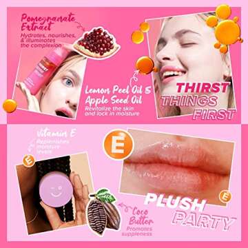 I DEW CARE Lip Mist Duo | Plush Party Lip Mask Thirst Things First Water-Oil Mist | I DEW CARE Lip Mist Duo | Korean Skin Care Set