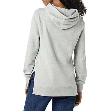 Amazon Essentials Women's French Terry Hooded Tunic Sweatshirt – Cozy & Stylish!