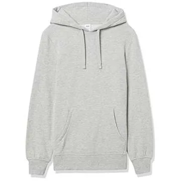 Amazon Essentials Women's Hooded Tunic Sweatshirt in Grey Heather