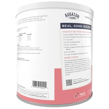 Nutritious Augason Farms Peanut Butter Powder - 65 Servings
