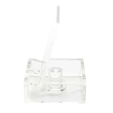 RUSSELL+HAZEL Acrylic Phone Bloc Holder, Desktop Organization and Office Supplies, 4” W x 4” L x 5.5” H, 1-Count, Clear (62857)