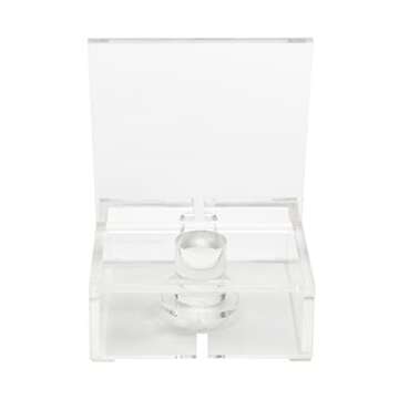 RUSSELL+HAZEL Acrylic Phone Bloc Holder, Desktop Organization and Office Supplies, 4” W x 4” L x 5.5” H, 1-Count, Clear (62857)