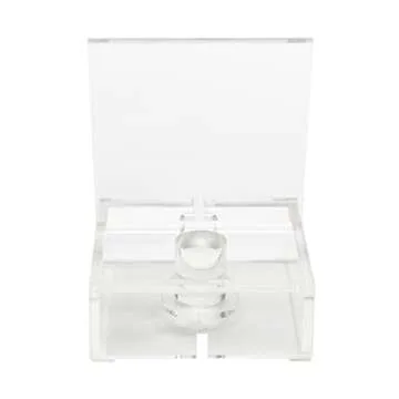 RUSSELL+HAZEL Acrylic Phone Bloc Holder, Desktop Organization and Office Supplies, 4” W x 4” L x 5.5” H, 1-Count, Clear (62857)