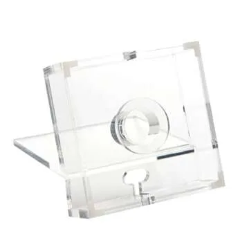 RUSSELL+HAZEL Acrylic Phone Bloc Holder, Desktop Organization and Office Supplies, 4” W x 4” L x 5.5” H, 1-Count, Clear (62857)