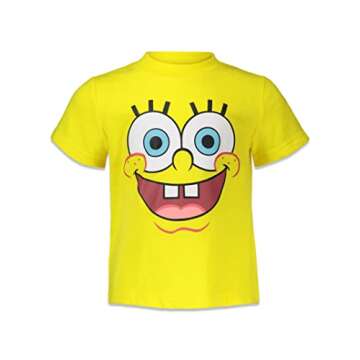 Spongebob Squarepants Patrick Squidward Big Boys 3 Pack T-Shirts 14-16