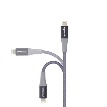 Durable Amazon Basics 10ft MFi Certified Charging Cable