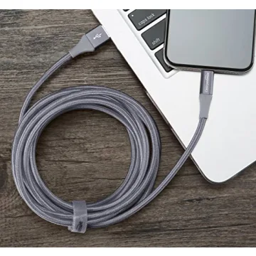 Durable Amazon Basics 10ft MFi Certified Charging Cable
