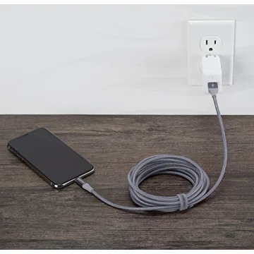 Durable Amazon Basics 10ft MFi Certified Charging Cable
