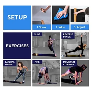 Brrrn Slide Board for Engaging Low-Impact Fitness Workouts