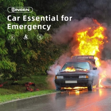 SINSEN Car Safety Hammer - 2-Pack Emergency Keychain Tool