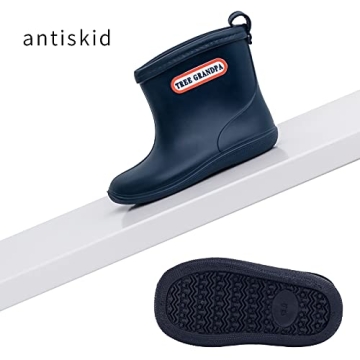 Waterproof Toddler Rain Boots Slip-Resistant Comfortable