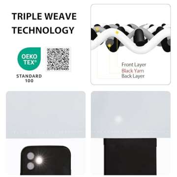 NICETOWN Star Curtains for Kids Room - Starry Magic Night Sky Hollow Star Design Space Themed Window...