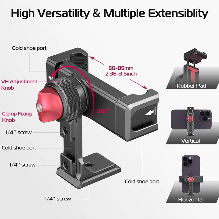 ULANZI Selfie Mirror Kit for Streamers and Vloggers