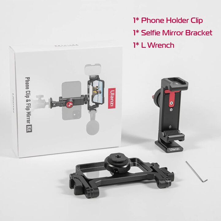 ULANZI Selfie Mirror Kit for Streamers and Vloggers