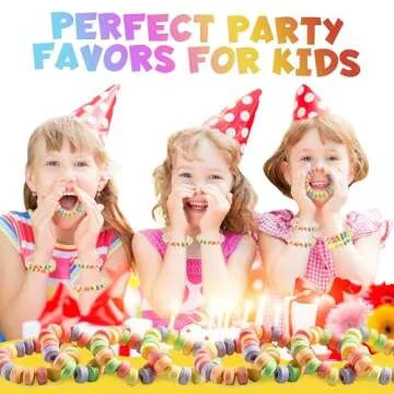 Colorful Stretchable Candy Bracelets for Kids - 36-Pack