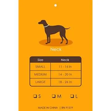 Friends Forever Dog Collar Double Layered Pattern Print Zebra 14-20" Medium Red