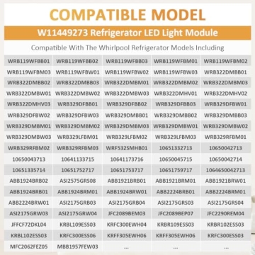 W11251749 LED Light Bulb for Whirlpool Refrigerators