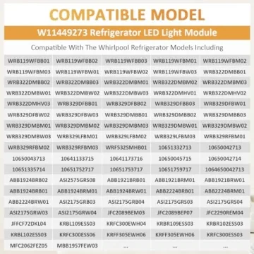 W11251749 LED Light Bulb for Whirlpool Refrigerators