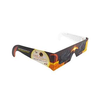 Lunt Solar Systems 10 Pack Premium, Solar Eclipse Glasses Approved 2024, ISO and CE Certified Optica...