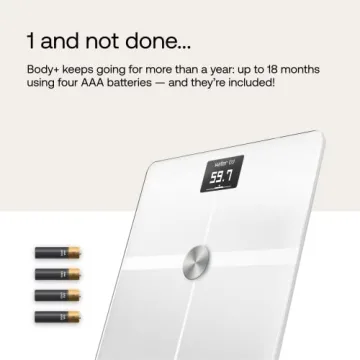 Withings Body+ Wi-Fi Smart Scale with Full Body Composition