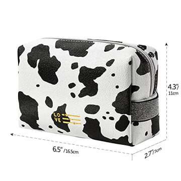 Small Makeup Bag Travel Cosmetic Bag for Women Zipper Pouch Makeup Pouch Waterproof Travel Organizer...