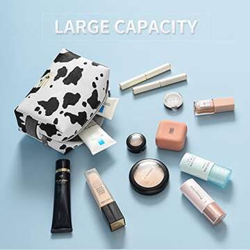 Cute Waterproof Small Makeup Bag for Women Travel