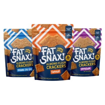 Fat Snax Keto Crackers – Gluten-Free & Low-Carb Snacks